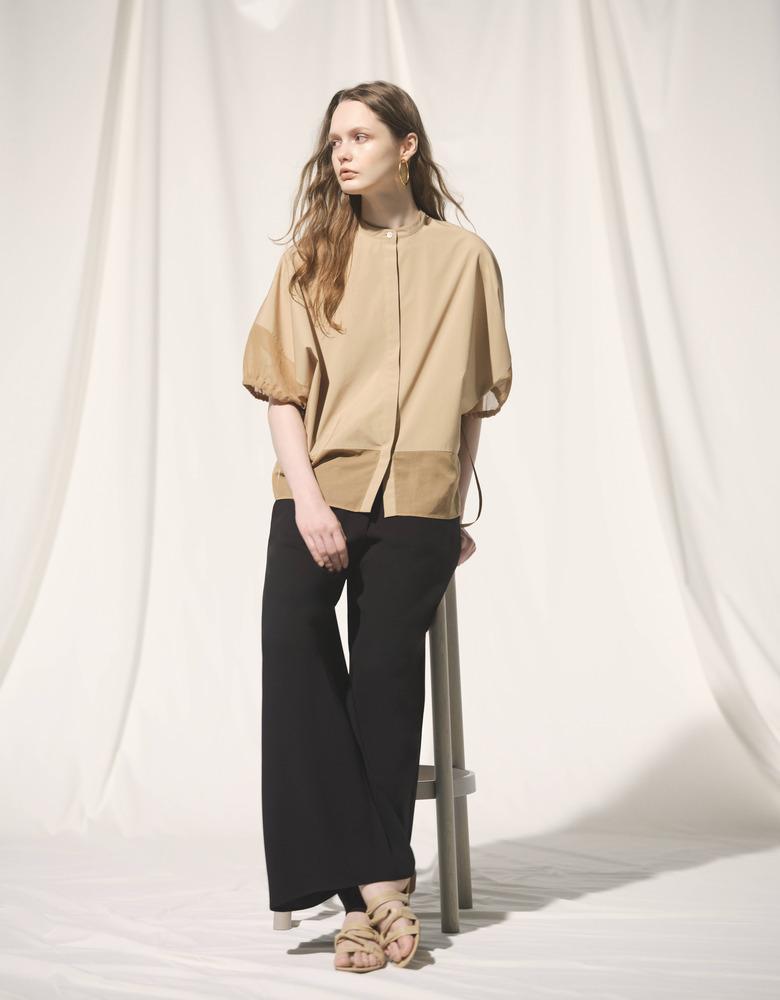 Theory luxe 21aw プルオーバートップス 660 ウイローグリーン